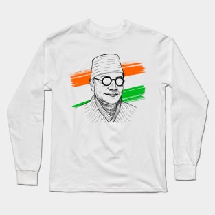 Netaji Subhas Chandra Bose Long Sleeve T-Shirt